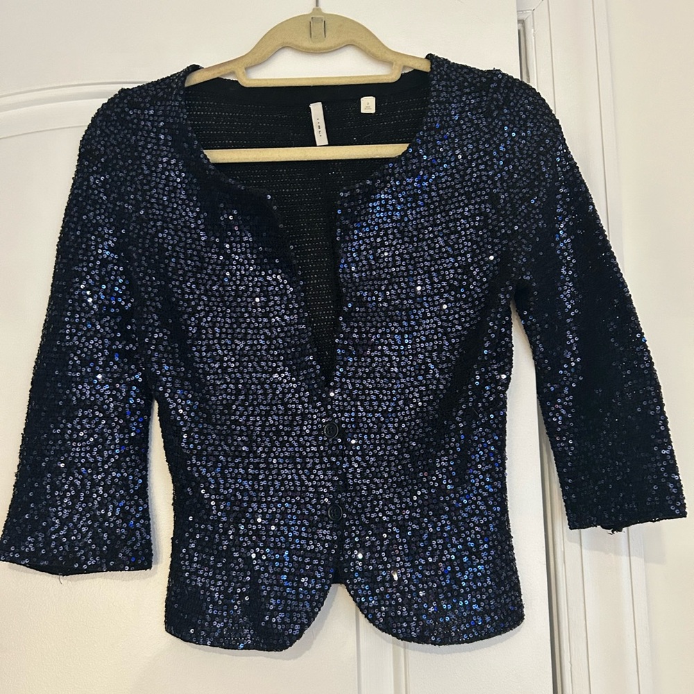 IISLI Sequins Crochet blazer in Size 4